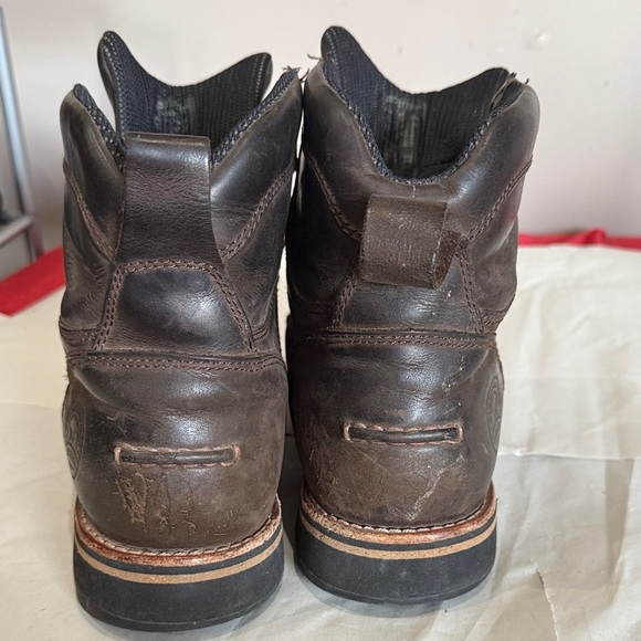 Men\'s Brown Leather Work Boots